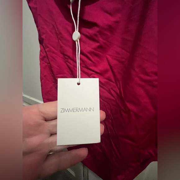 Zimmermann Goldie crescent cutout one piece NWT size 6-8 - Picture 14 of 14